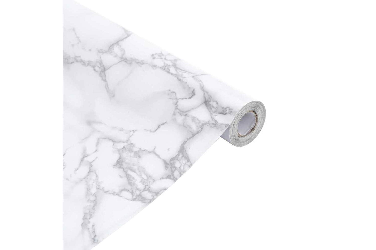 vidaXL 155774 Furniture Sticker Self-adhesive Marble White 90x500cm Pvc-5