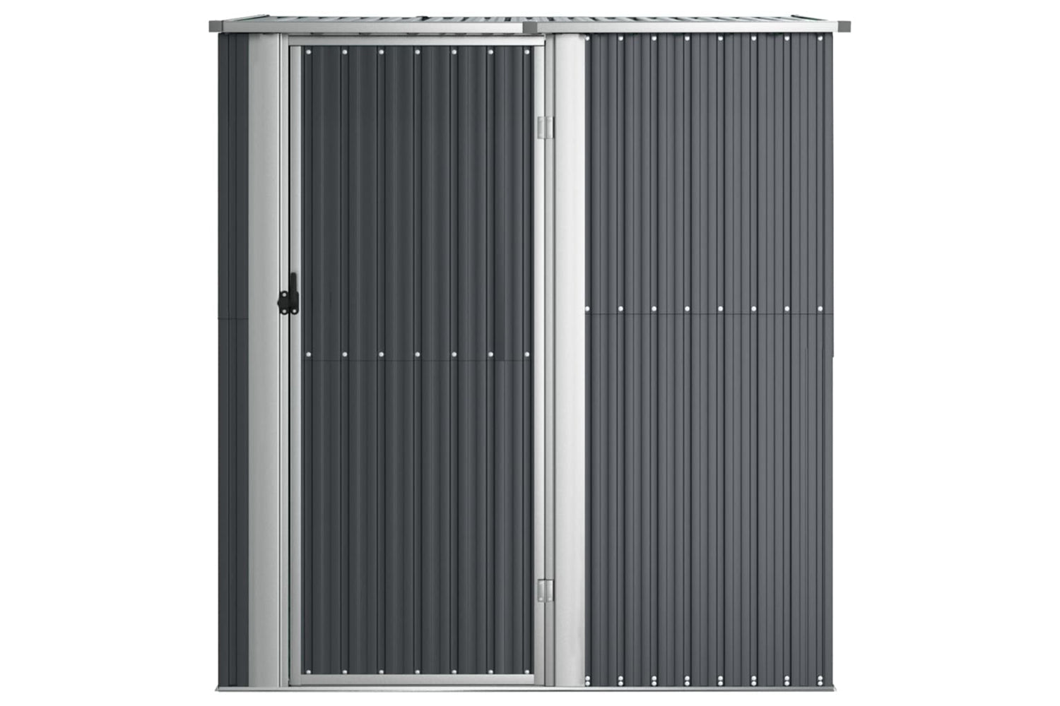 vidaXL 150905 Garden Shed Anthracite 180.5x97x209.5cm Galvanised Steel-2