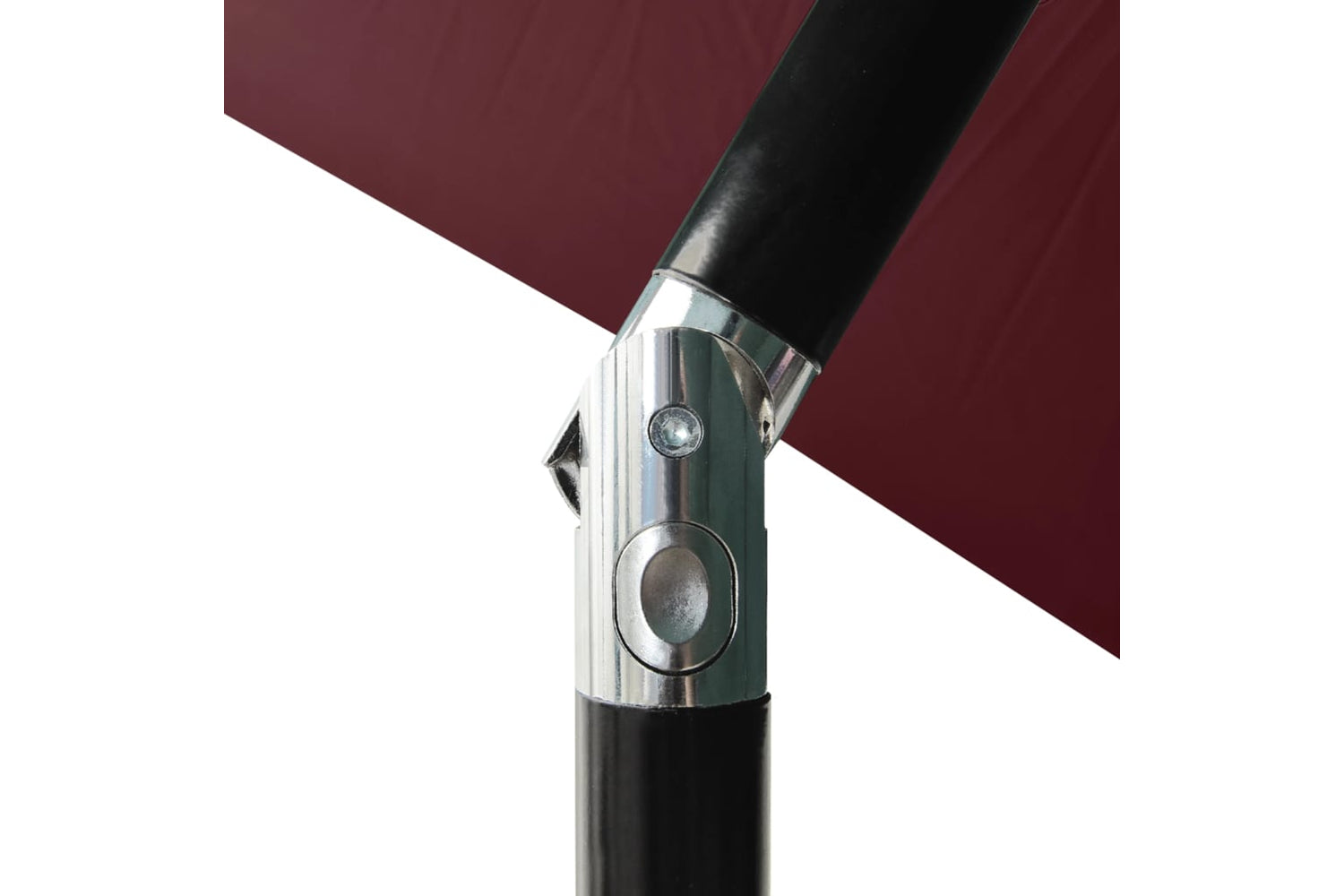 Vidaxl 313790 Parasol With Leds And Steel Pole Bordeaux Red 2x3 M-7