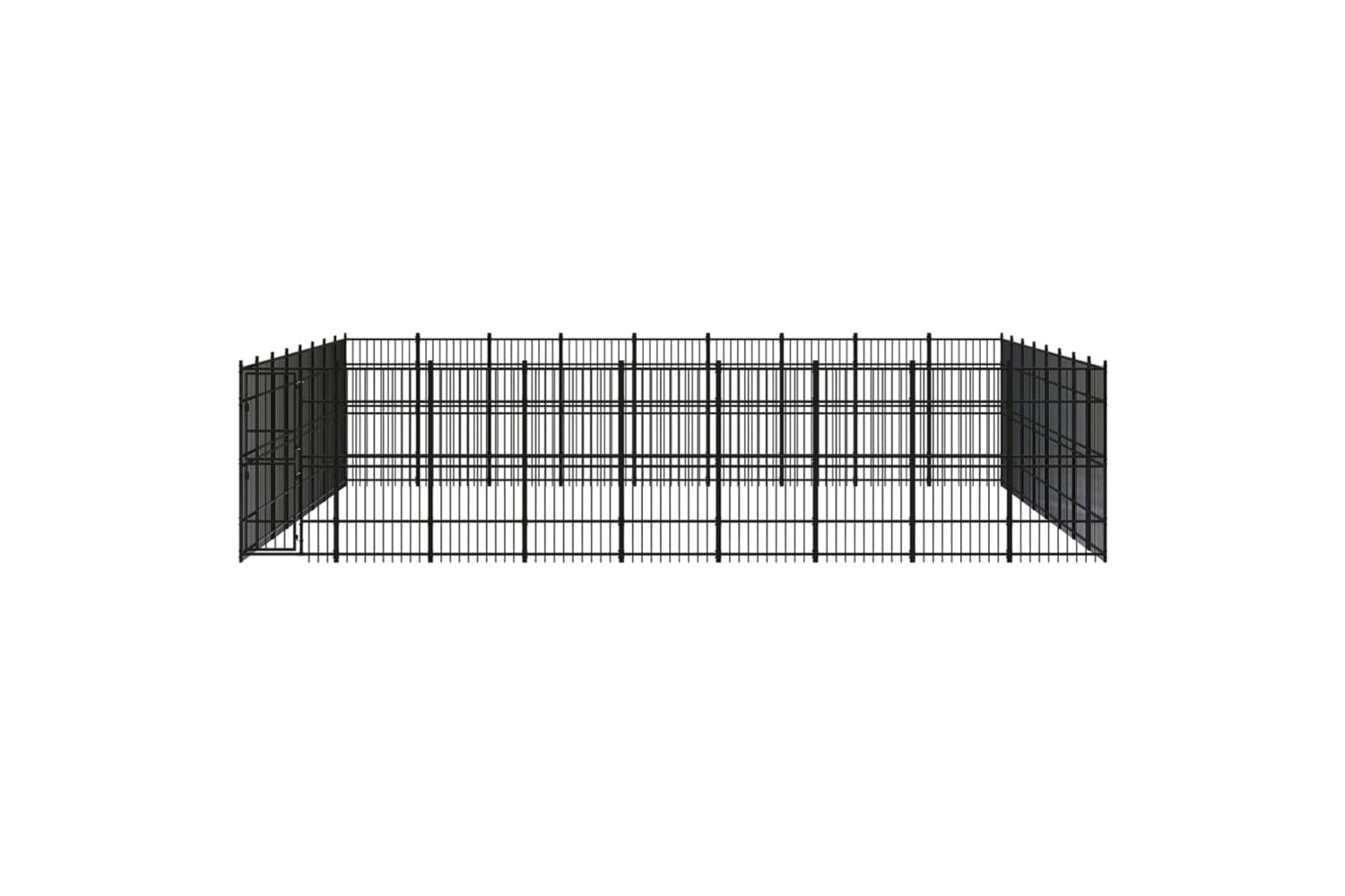 Vidaxl 3098005 Outdoor Dog Kennel Steel 66.36 M2-2