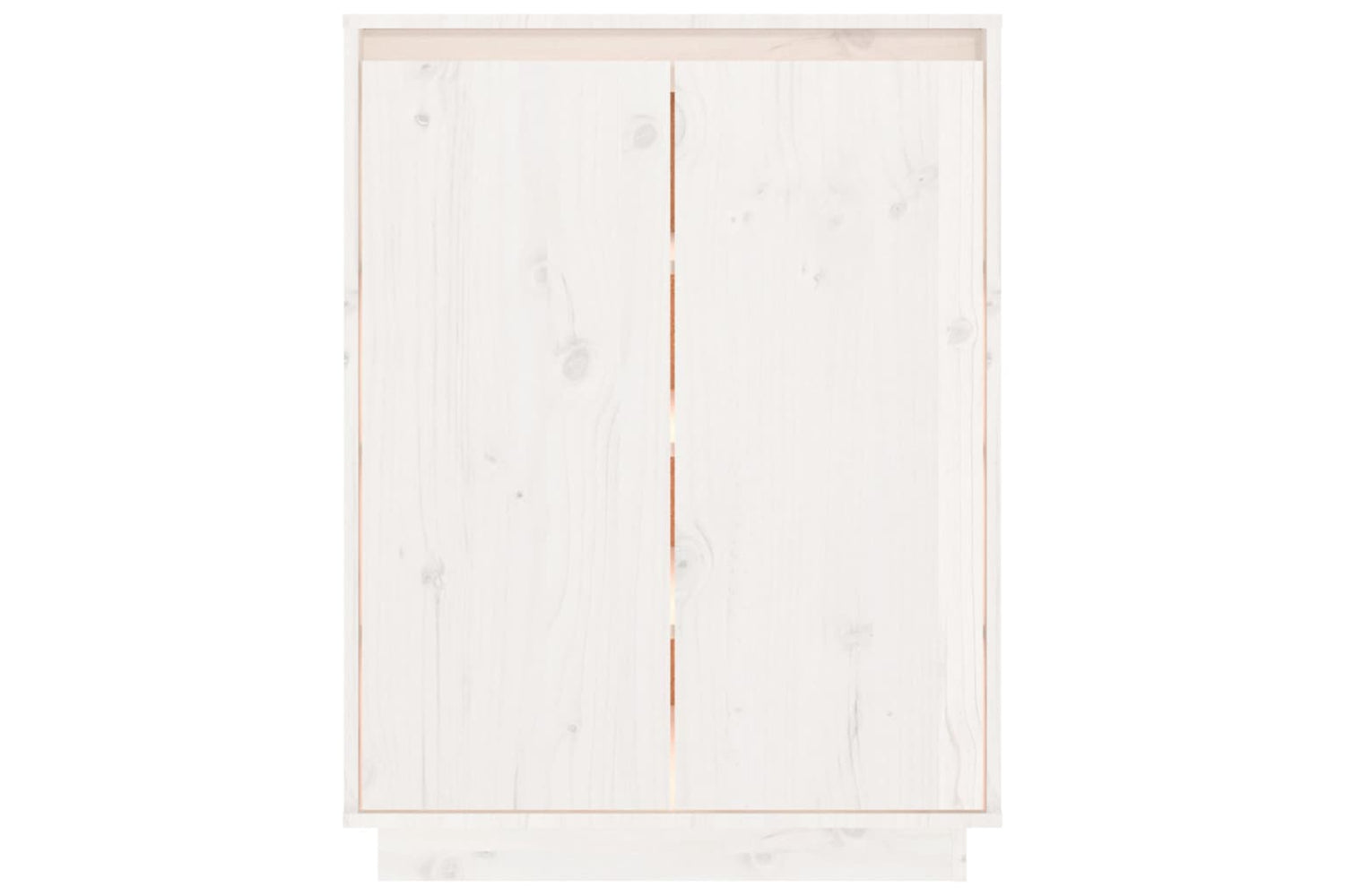 vidaXL 813531 Shoe Cabinet White 60x35x80cm Solid Wood Pine-4