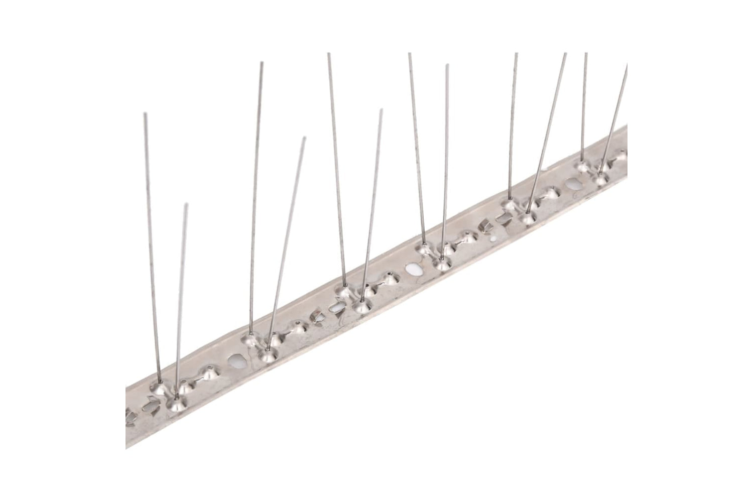 Vidaxl 149130 2-row Stainless Steel Bird & Pigeon Spikes Set Of 20 10 M-5