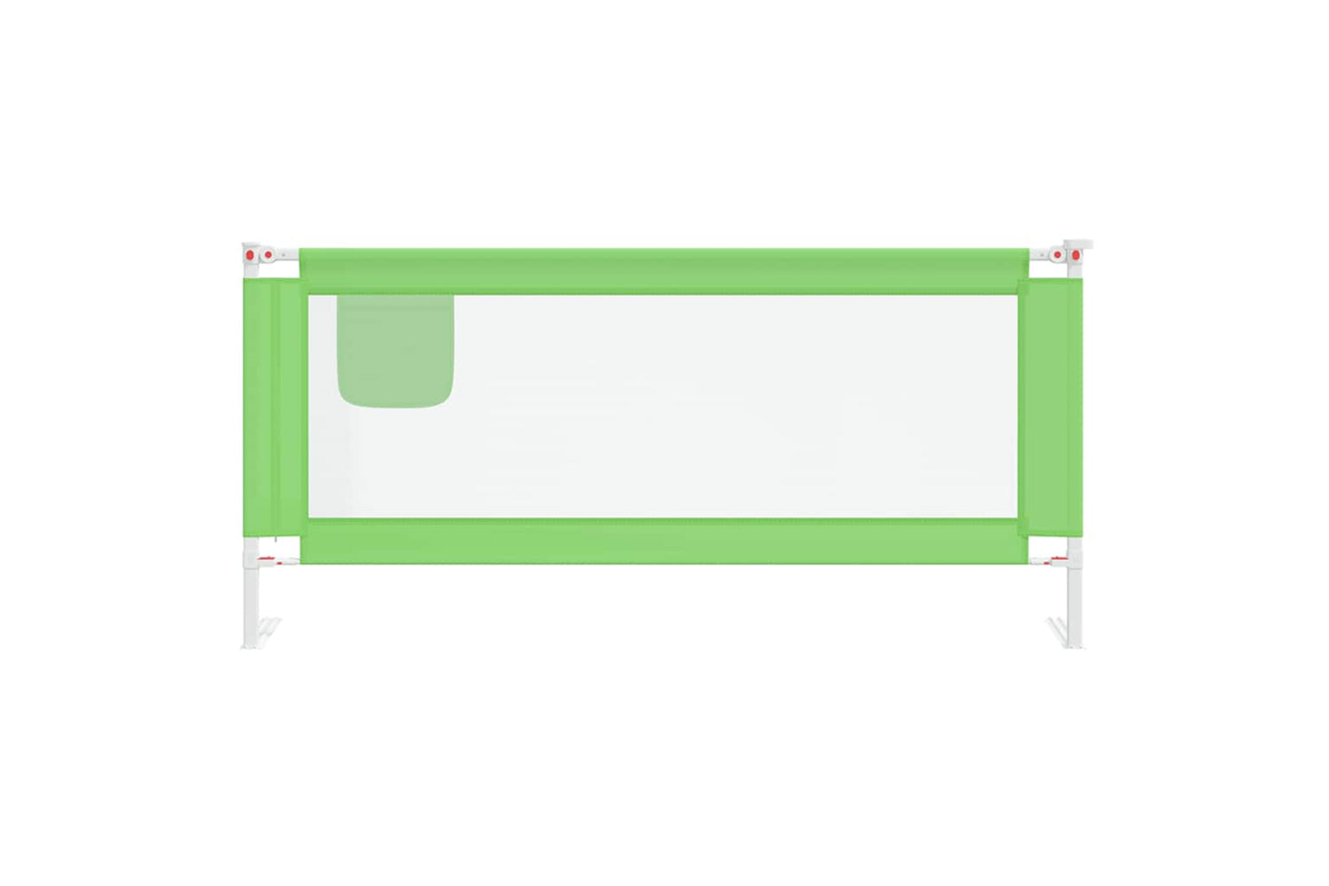 Vidaxl Toddler Safety Bed Rail Green 200x25 Cm Fabric-2