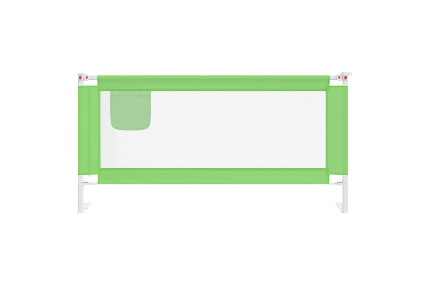Vidaxl Toddler Safety Bed Rail Green 180x25 Cm Fabric-2