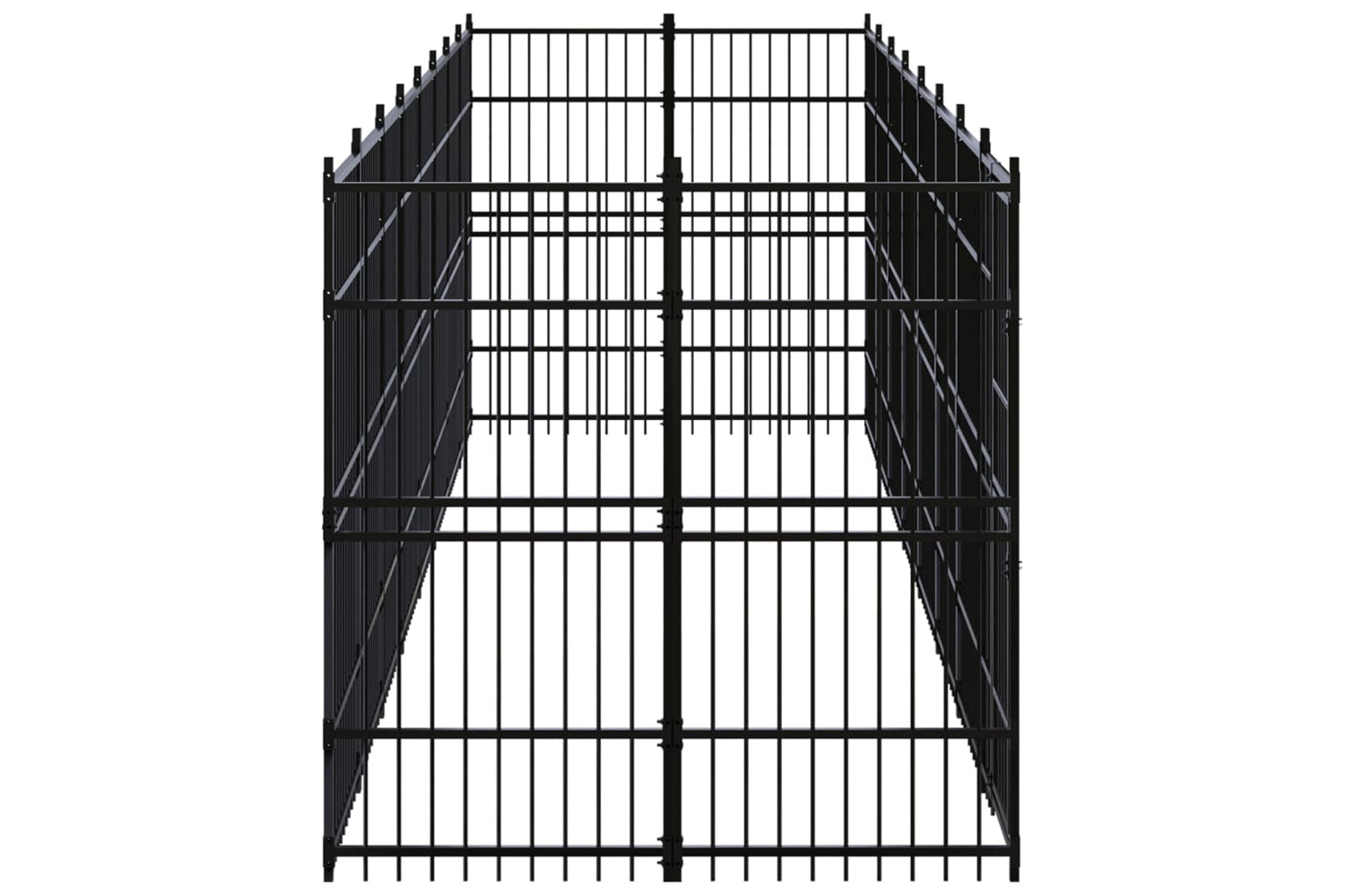 Vidaxl 3097963 Outdoor Dog Kennel Steel 16.59 M2-3