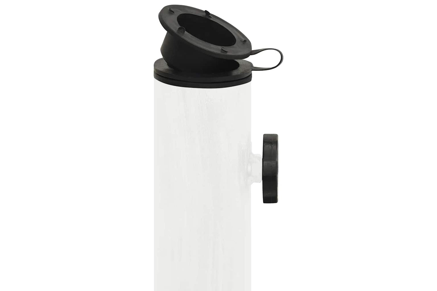 vidaXL 317770 Umbrella Base White 45x45x30cm Cast Iron-5