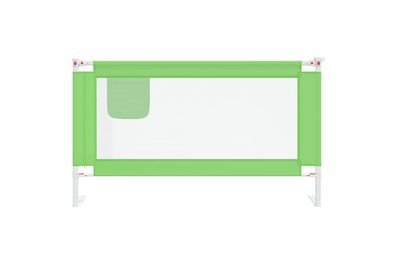 Vidaxl Toddler Safety Bed Rail Green 140x25 Cm Fabric-2