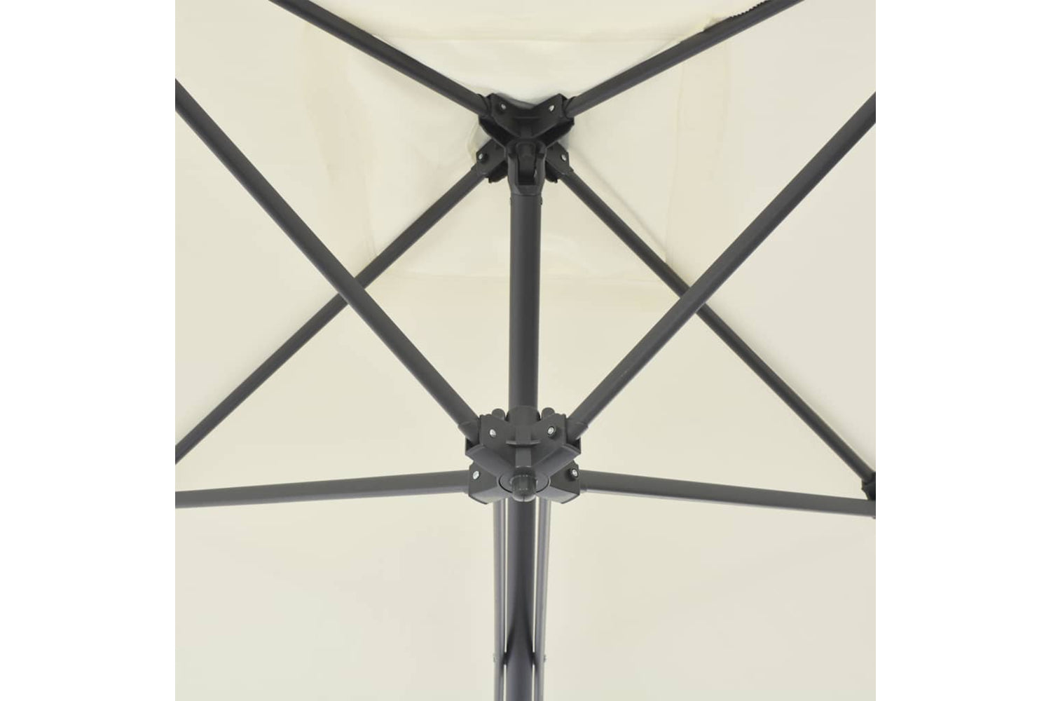 vidaXL 44882 Outdoor Parasol With Steel Pole 250x250cm Sand-3