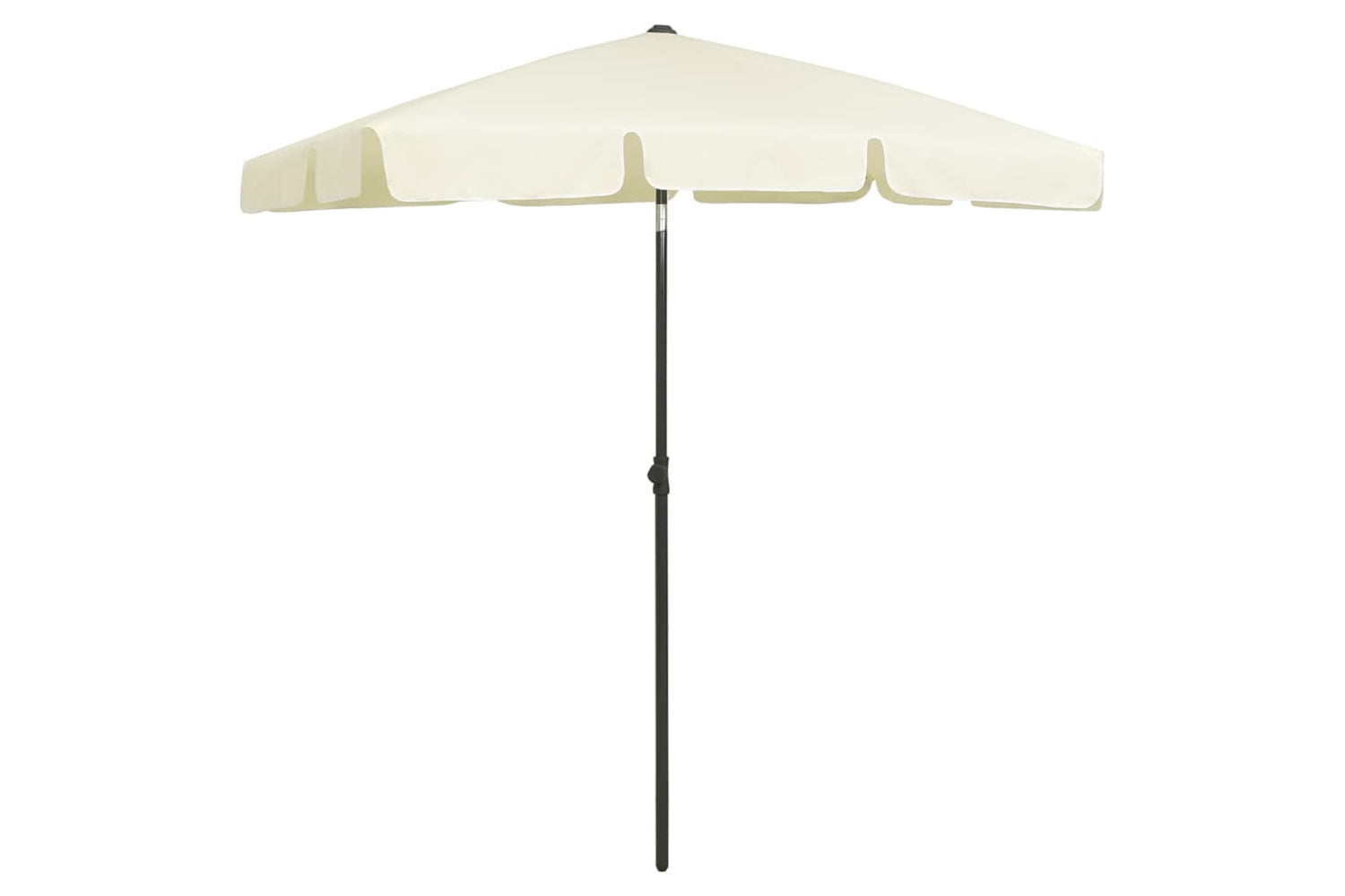 vidaXL 314719 Beach Umbrella Sand Yellow 180x120cm-2