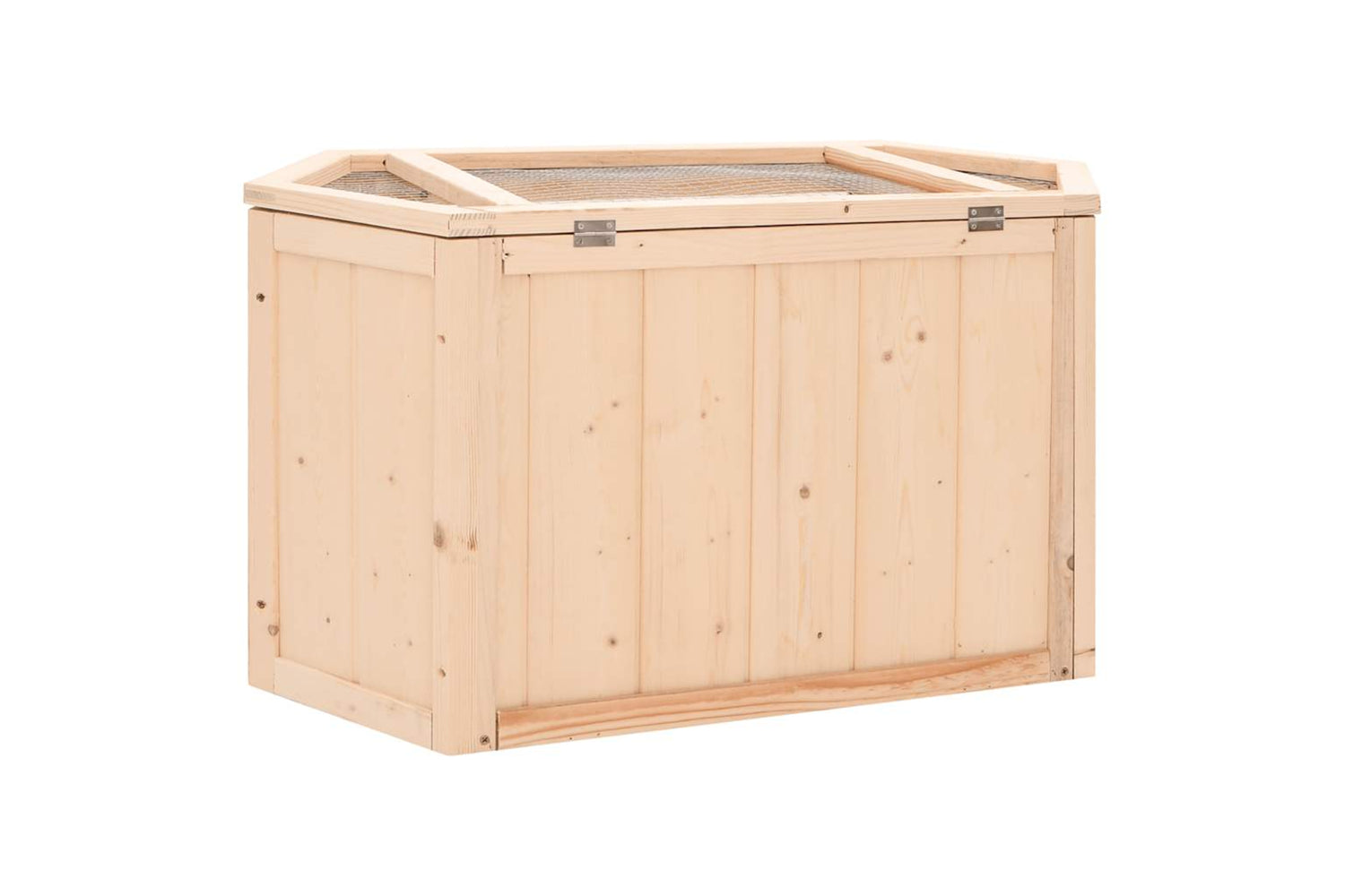 vidaXL 172379 Hamster Cage 80x40x43cm Solid Wood Fir-6