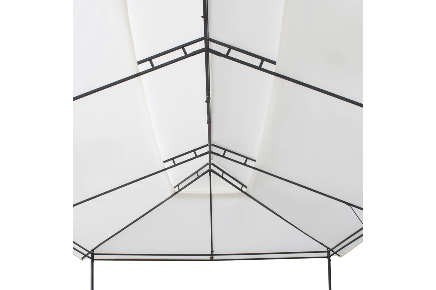 vidaXL 310072 Gazebo 600x298x270cm White 180g/mÂ²-5
