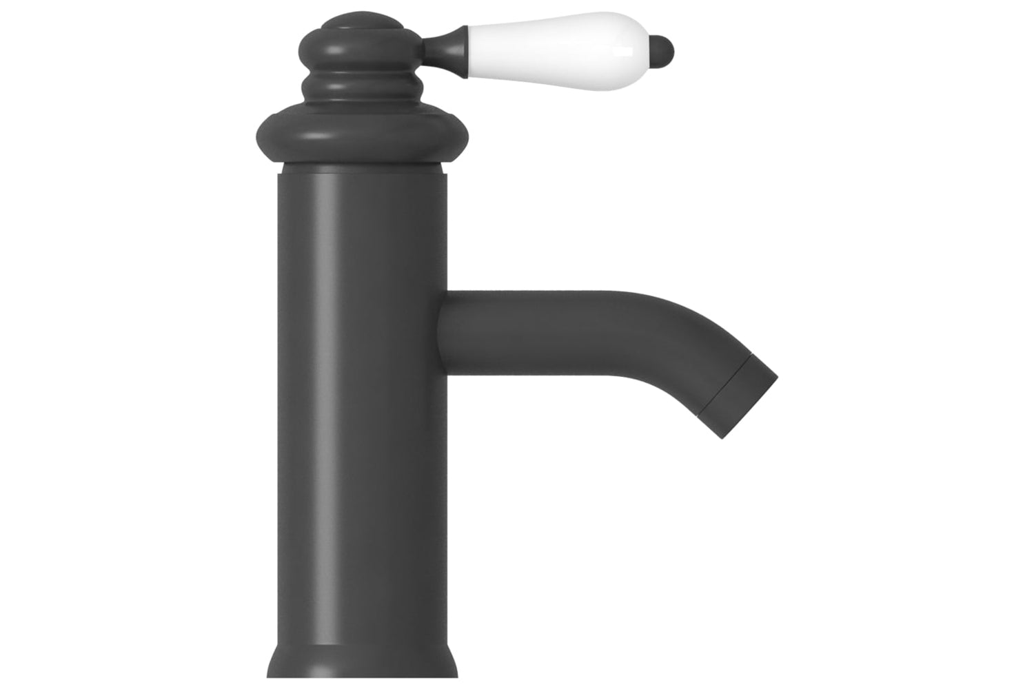 vidaXL 149073 Bathroom Basin Faucet Grey 130x180mm-3