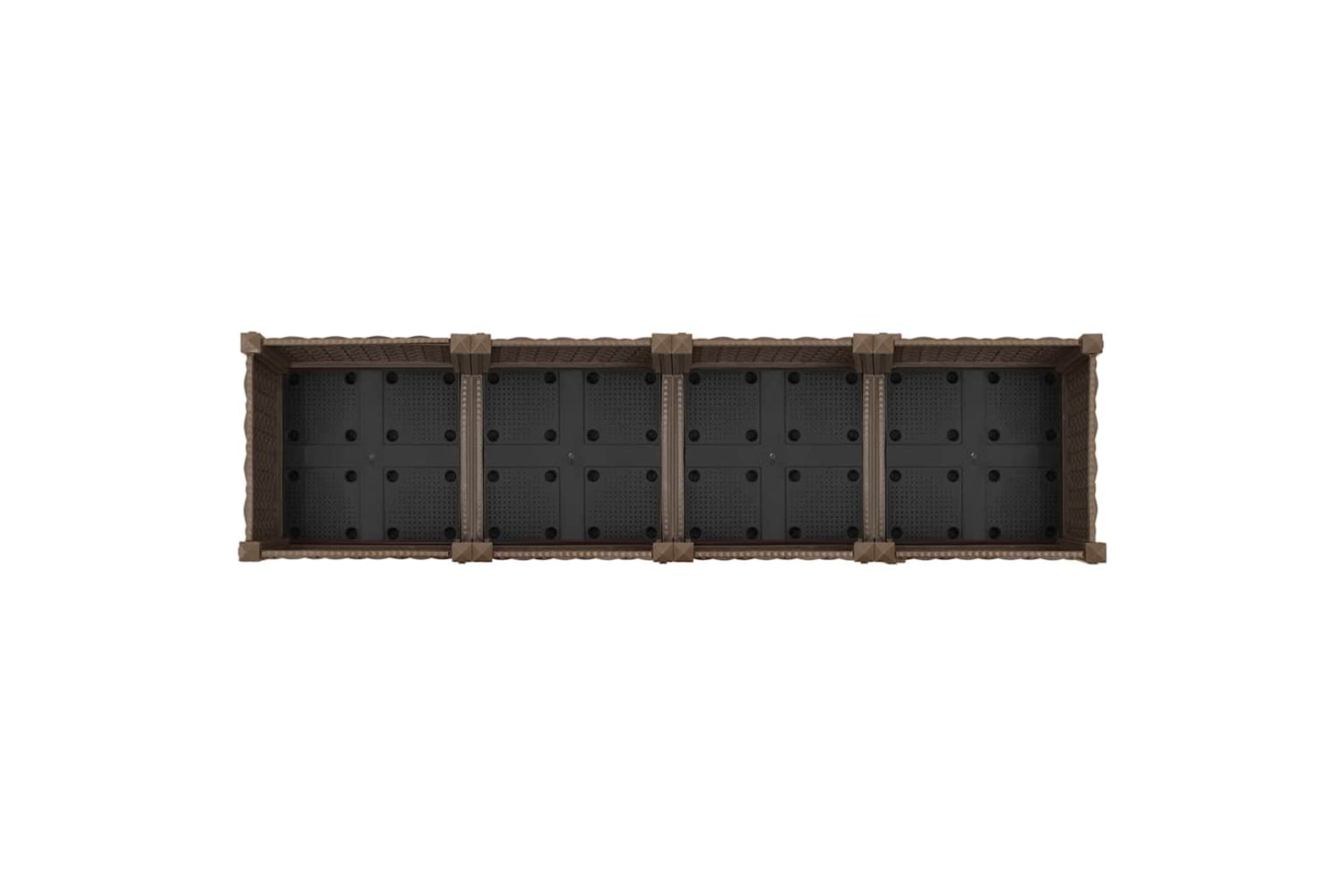 vidaXL Raised Bed 160x40x23cm Polypropylene-5