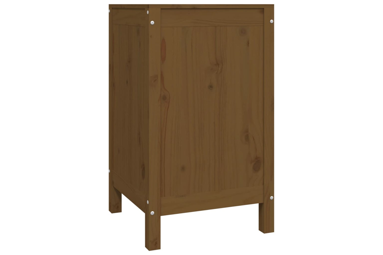 vidaXL 823577 Laundry Box Honey Brown 44x44x76cm Solid Wood Pine-4