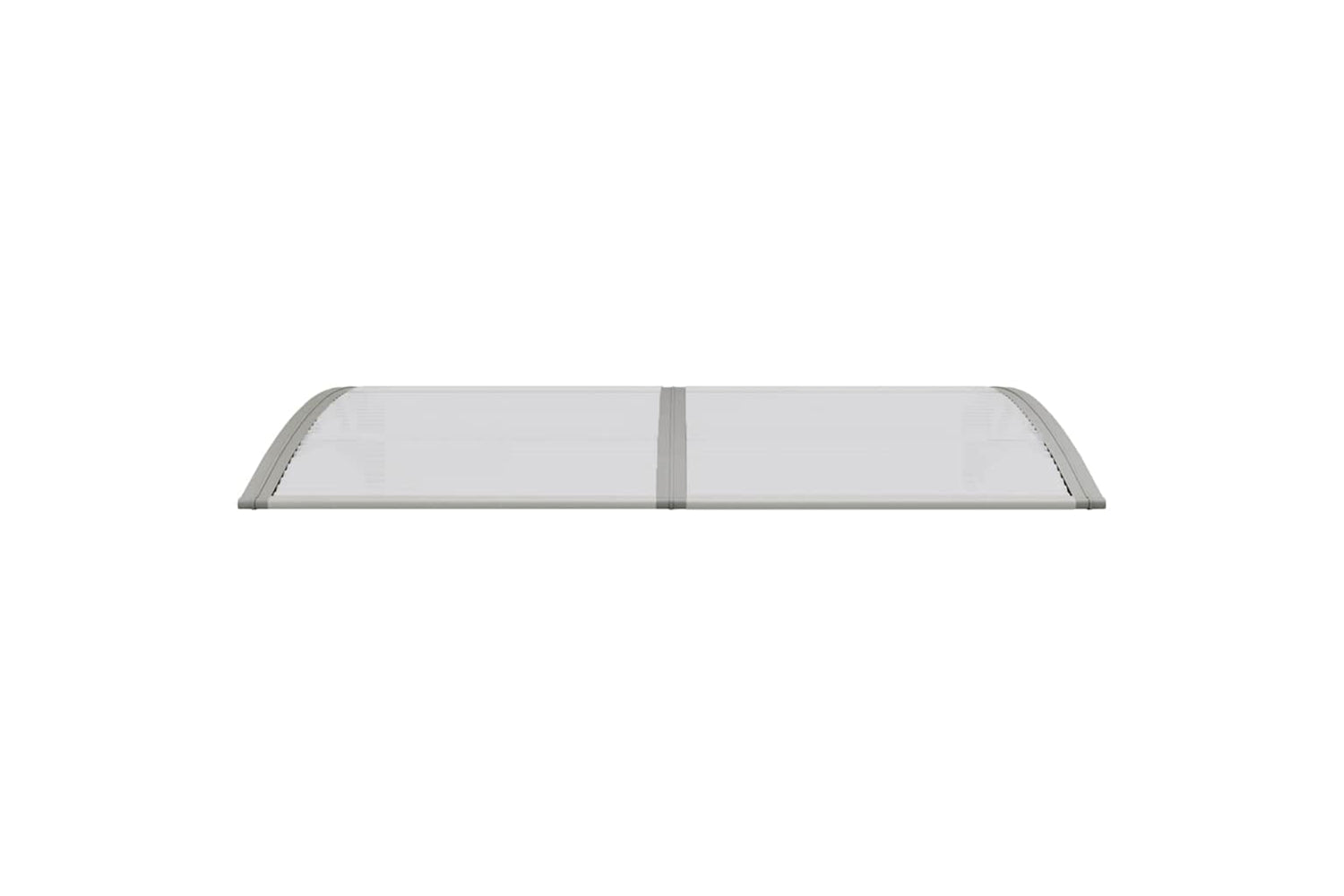 vidaXL Door Canopy Grey 150x75cm Polycarbonate-3