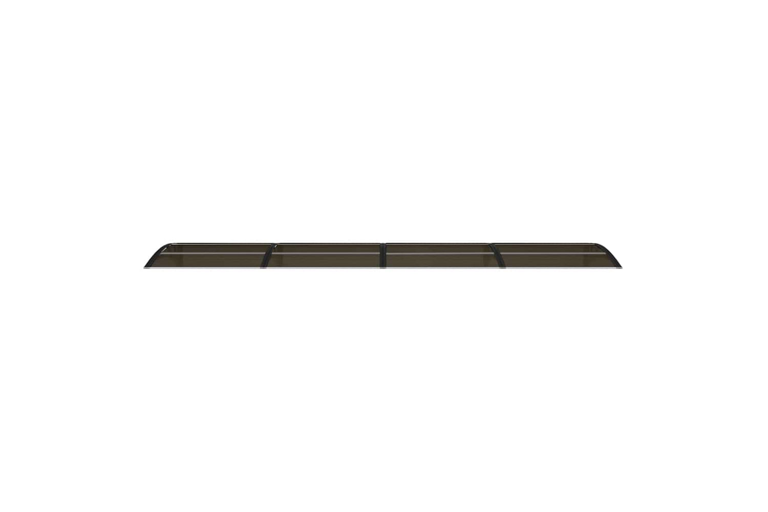vidaXL Door Canopy Black 400x75cm Polycarbonate-3