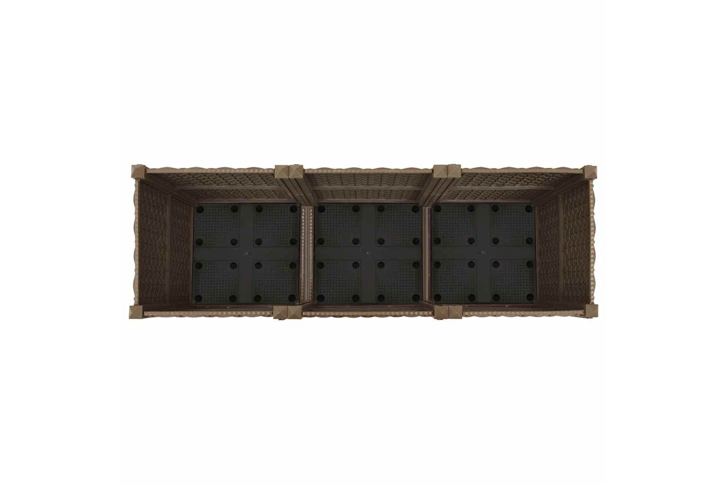 vidaXL Raised Bed 120x40x38cm Polypropylene-5