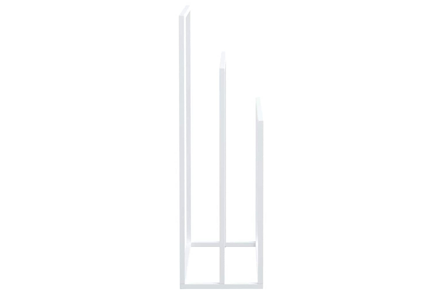 vidaXL 343091 Freestanding Towel Rack White 48x24x79cm Iron-5