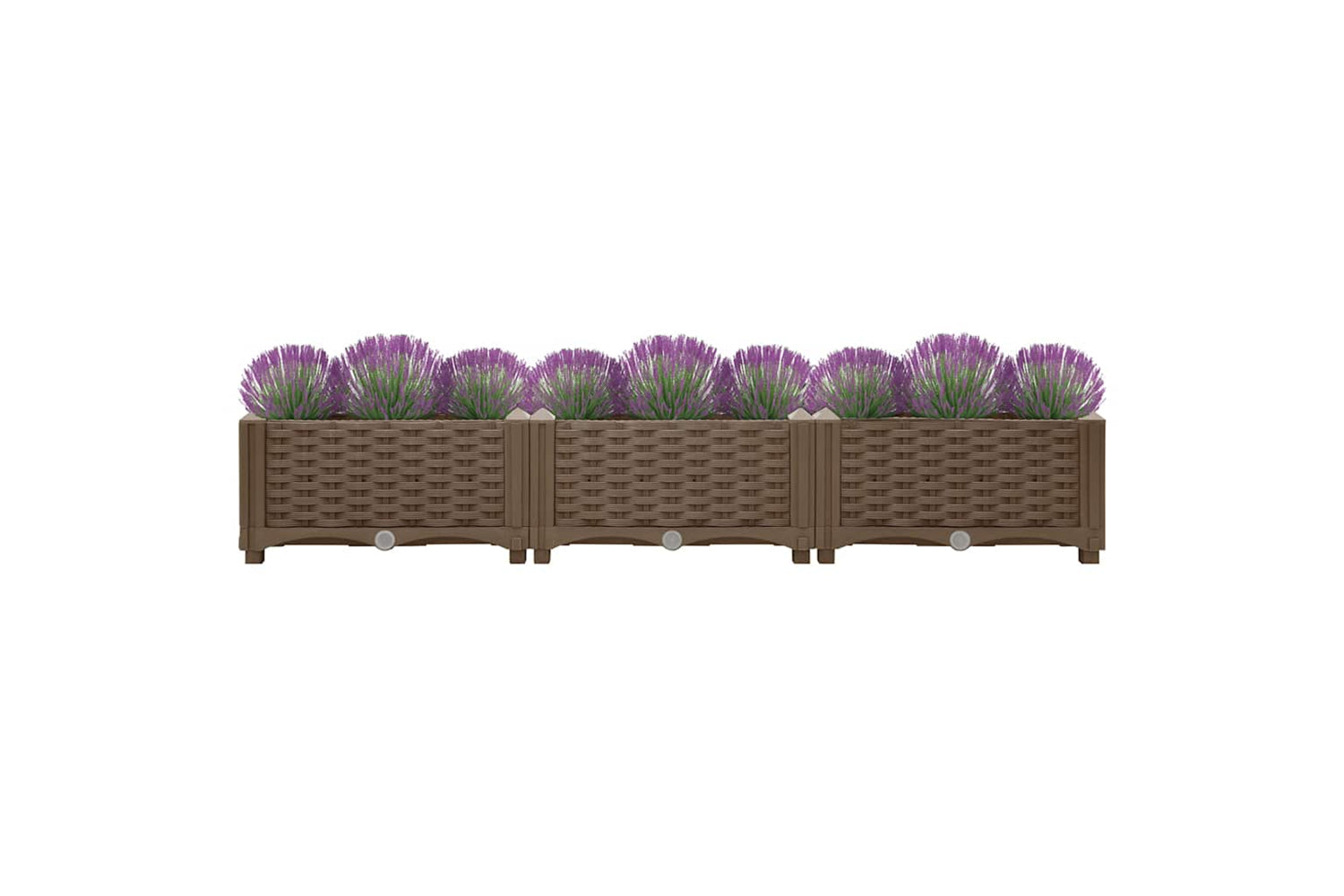 vidaXL Raised Bed 120x40x23cm Polypropylene-2