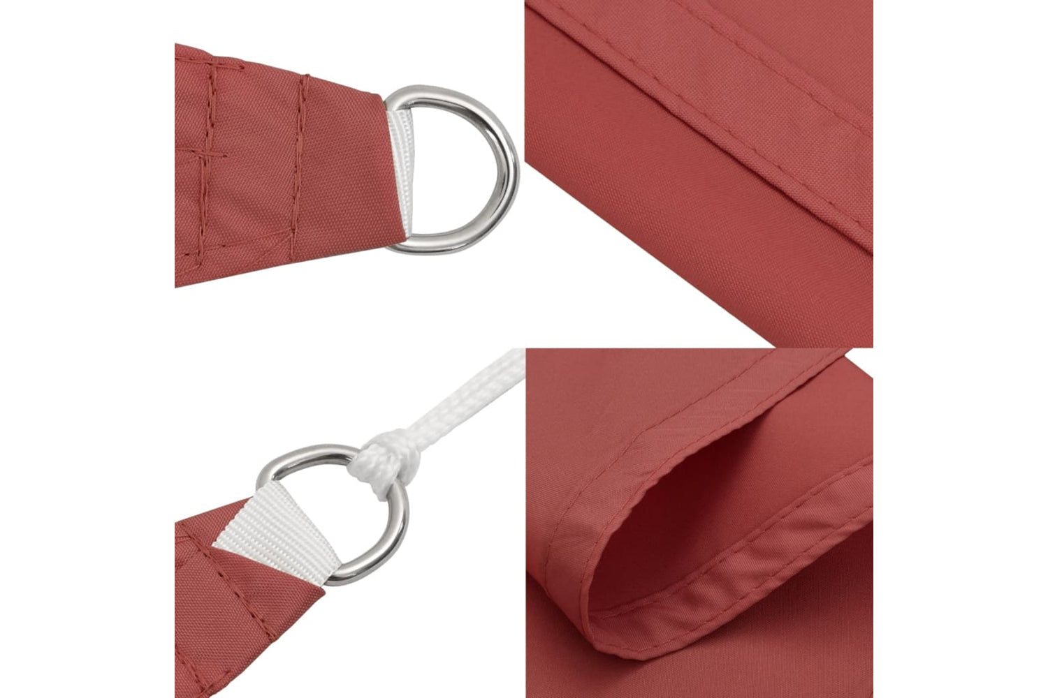 Vidaxl 135394 Sunshade Sail Oxford Fabric Triangular 3x4x4 M Terracotta-5