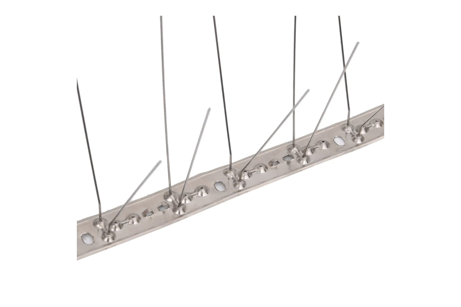 Vidaxl 149131 4-row Stainless Steel Bird & Pigeon Spikes Set Of 20 10 M-5