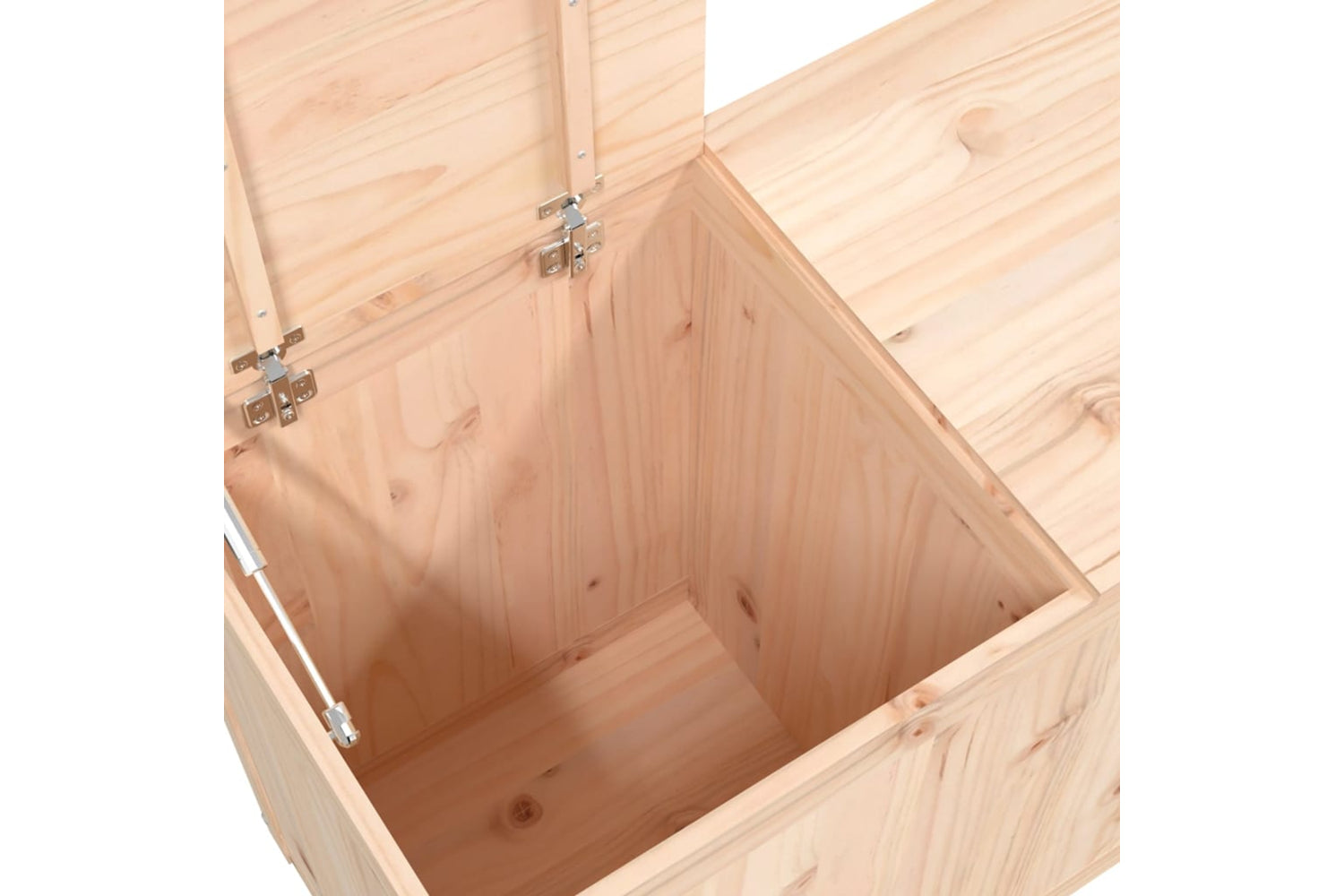 vidaXL 823569 Laundry Box 88.5x44x66cm Solid Wood Pine-7