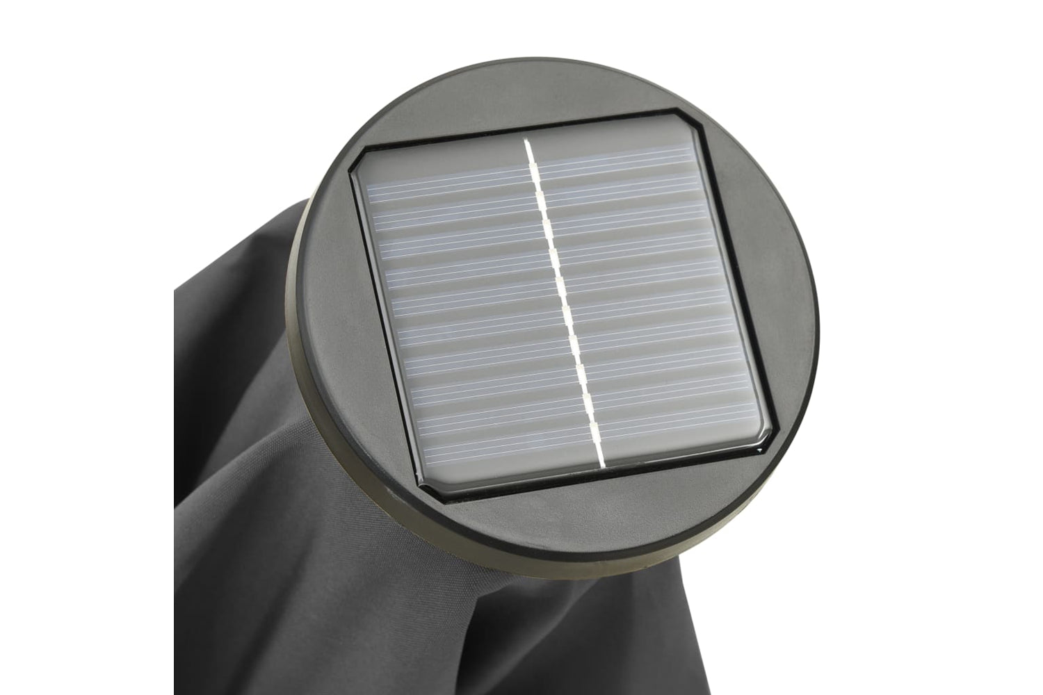 Vidaxl 313559 Parasol With Led Lights Anthracite 200x211 Cm Aluminium-8
