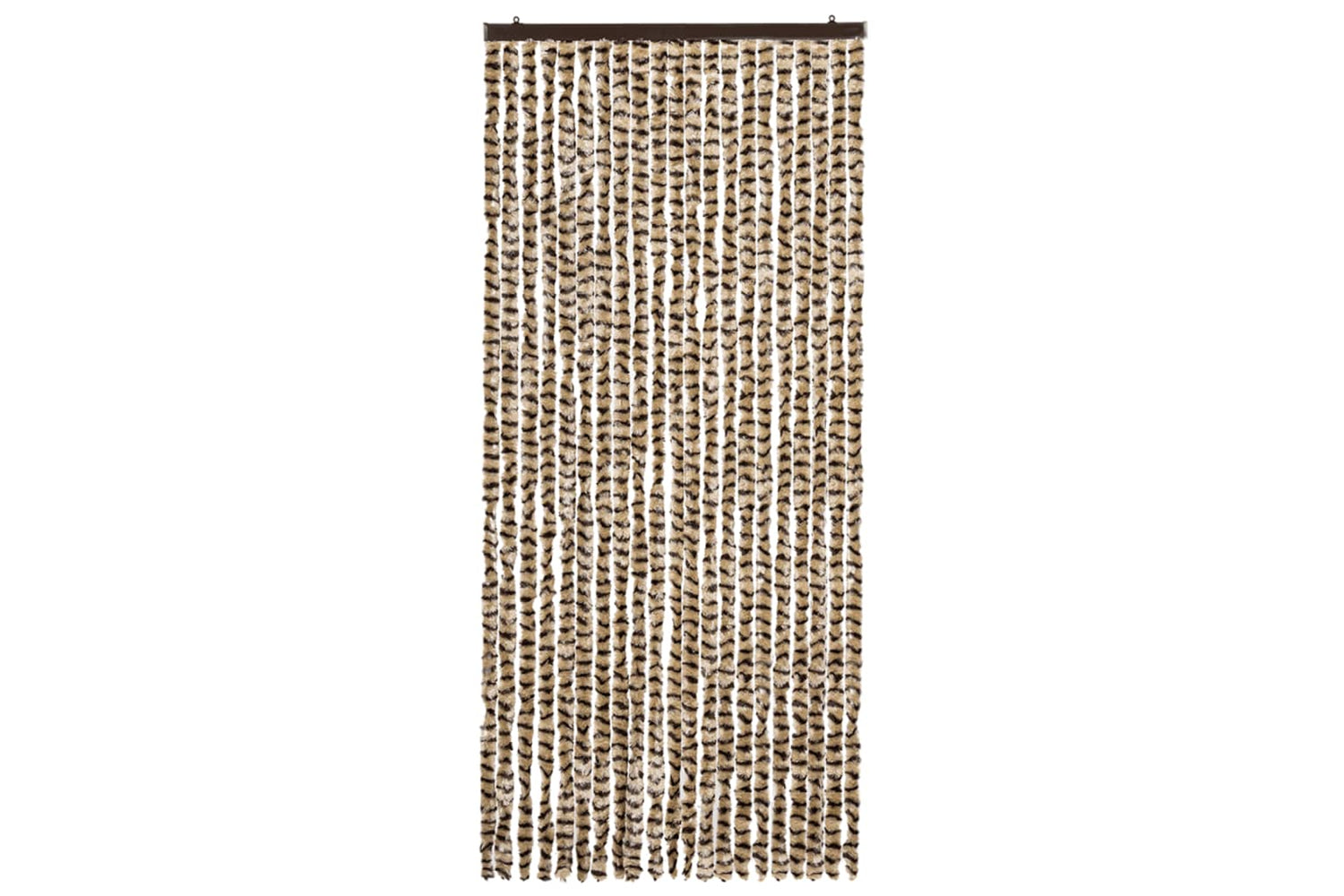 vidaXL Insect Curtain Beige And Brown 90x220cm Chenille-2