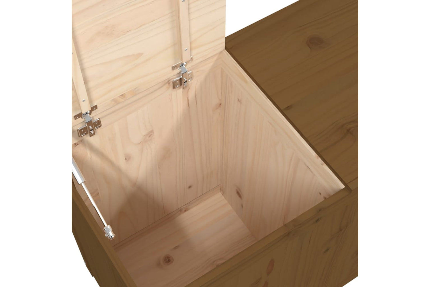 vidaXL 823572 Laundry Box Honey Brown 88.5x44x66cm Solid Wood Pine-7