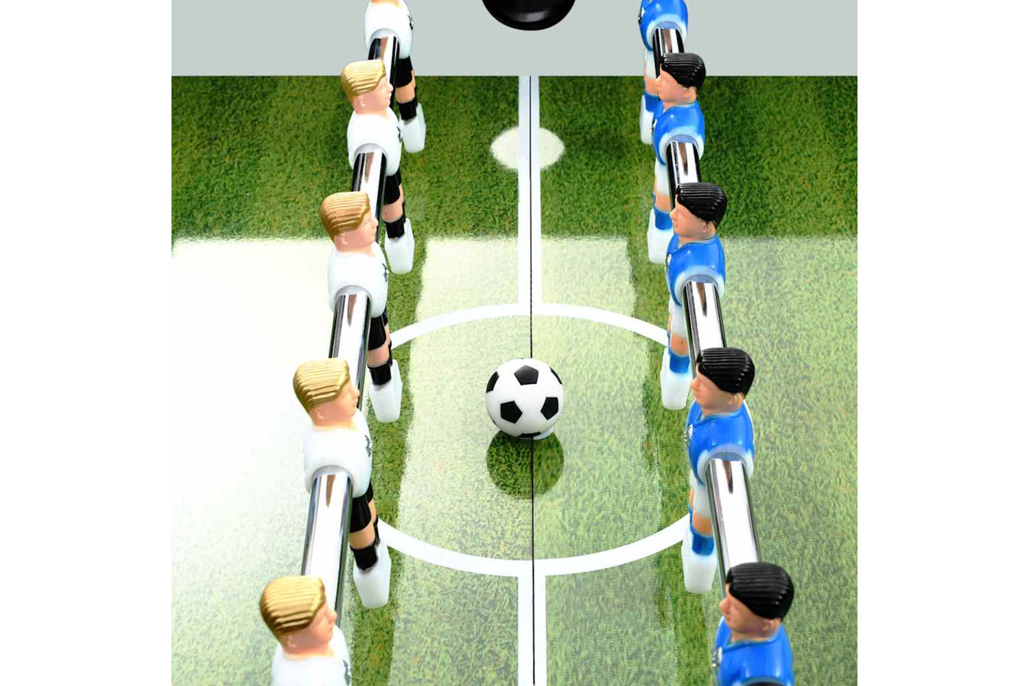 Vidaxl Football Table Steel 60 Kg 140x74.5x87.5 Cm White-5