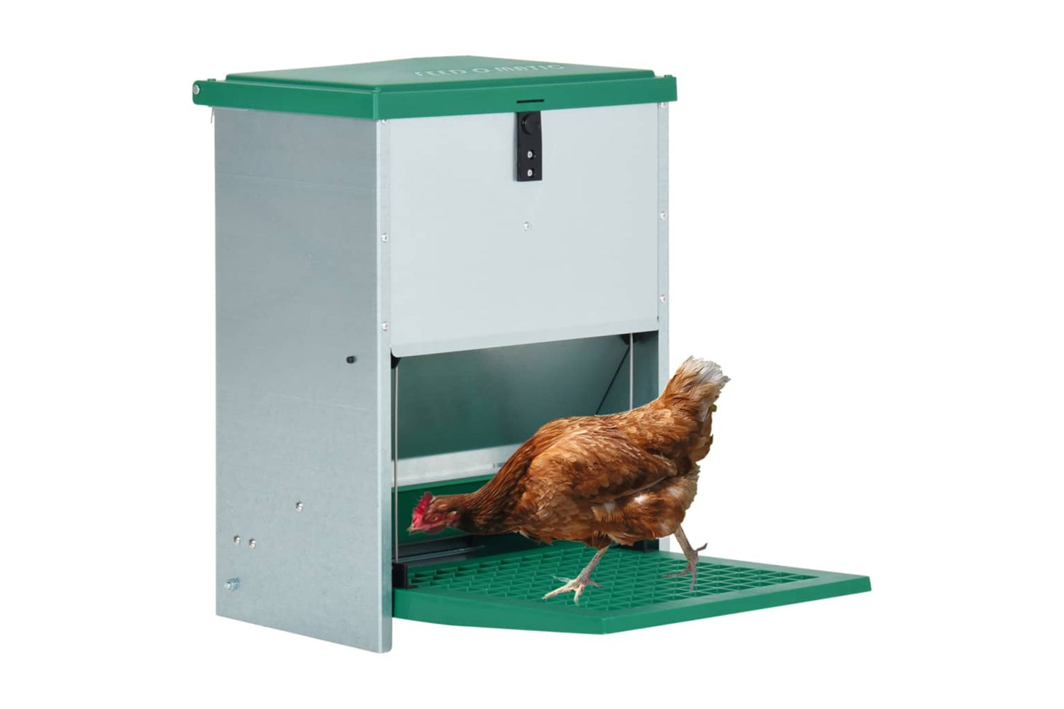 Vidaxl 171446 Feedomatic Automatic Poultry Feeder With Treadle 12 Kg-2