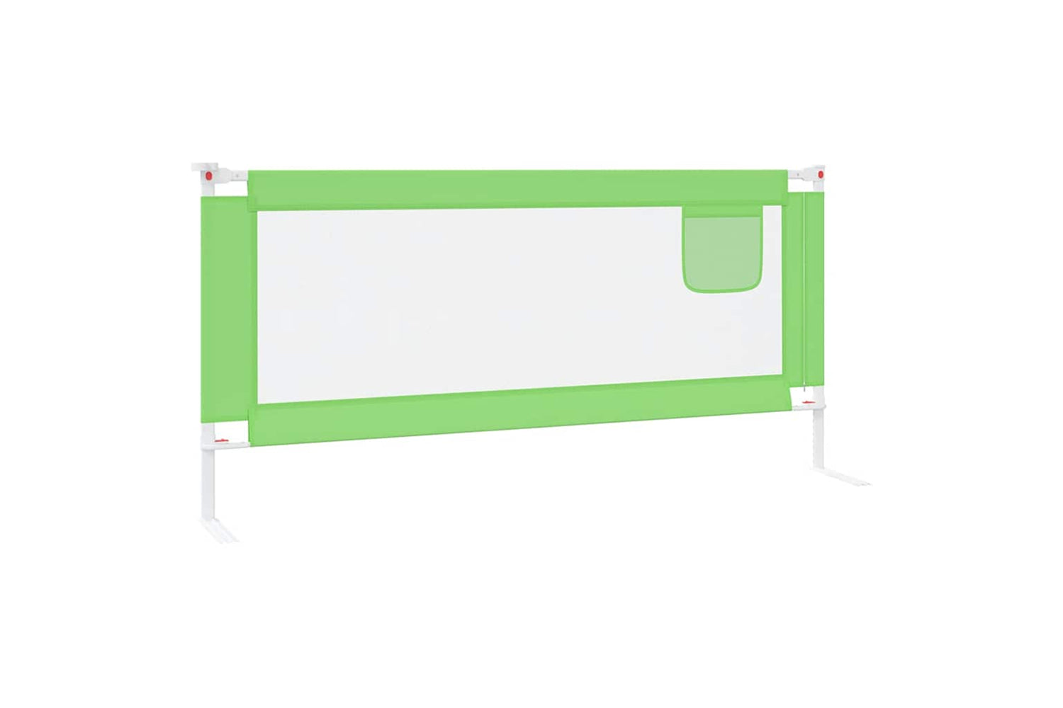 Vidaxl Toddler Safety Bed Rail Green 200x25 Cm Fabric-4