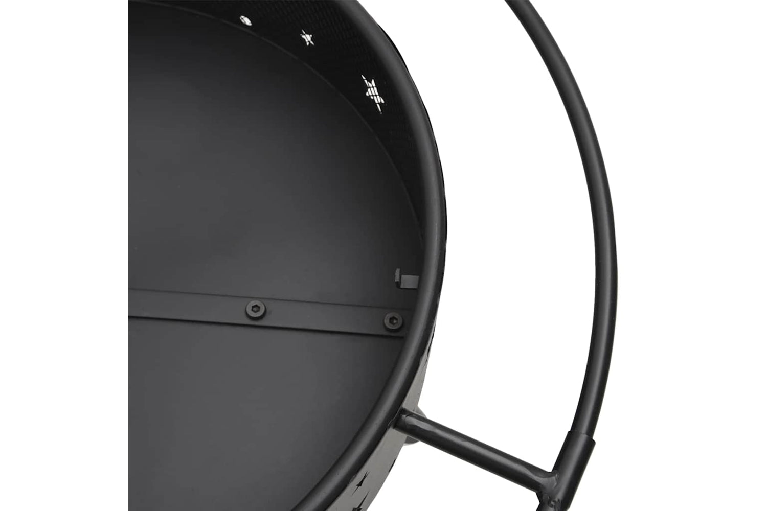 vidaXL 360064 Fire Pit With Poker 70cm Xxl Steel-4