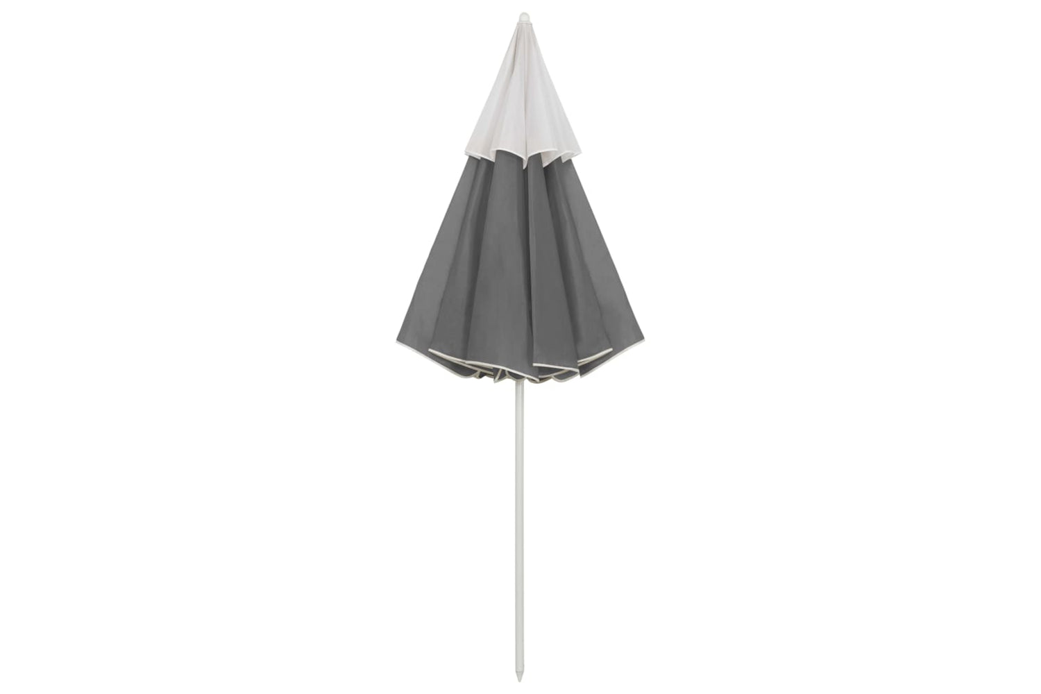 vidaXL 314718 Beach Umbrella Anthracite 300cm-4