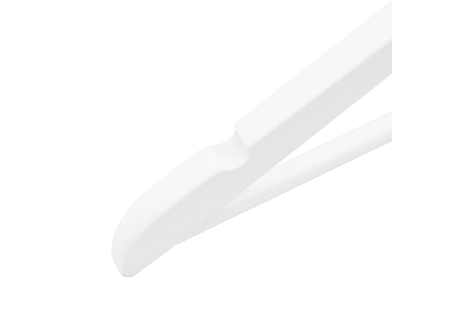 vidaXL 289915 50 Pcs Clothes Hanger Set Non-slip White Hardwood-6