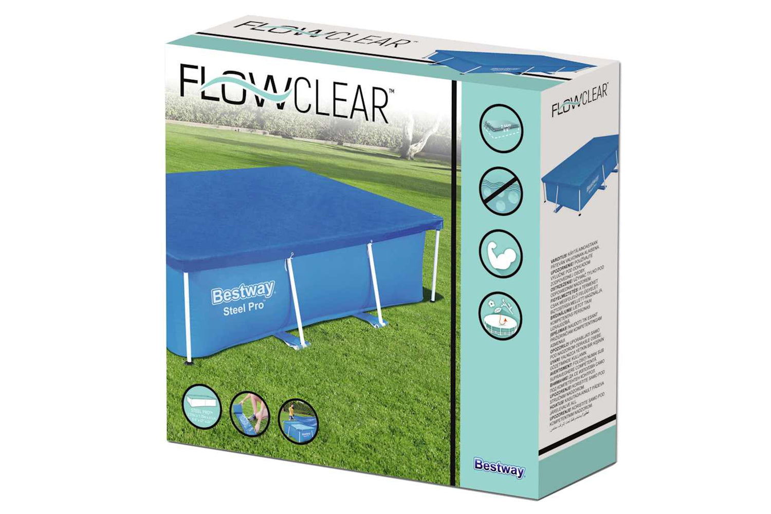 Bestway 92077 Pool Cover Flowclear 259x170 Cm-6