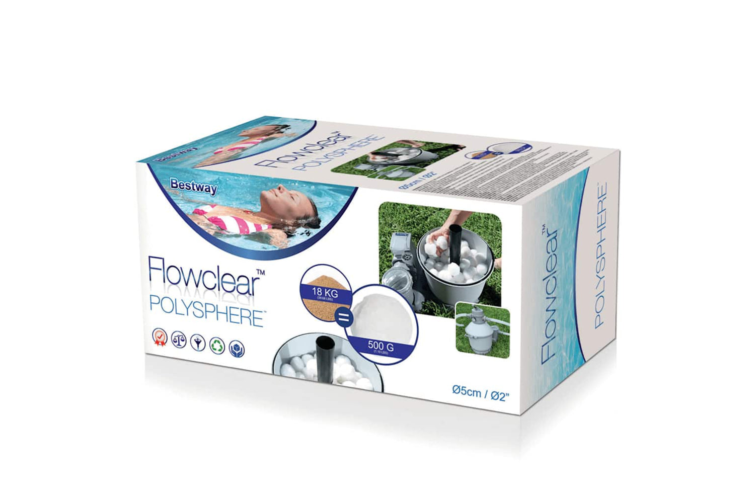 Bestway 91248 Flowclear Polysphere Filter Balls 500 G 58475-7