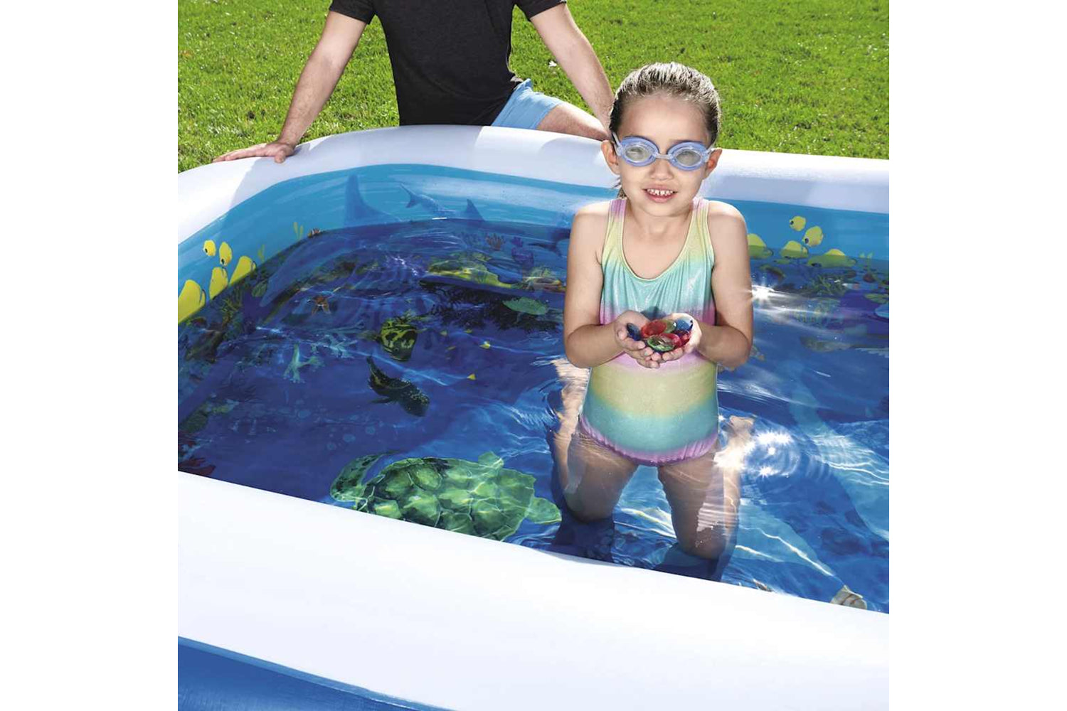 Bestway 91250 Undersea Adventure Inflatable Pool 54177-4