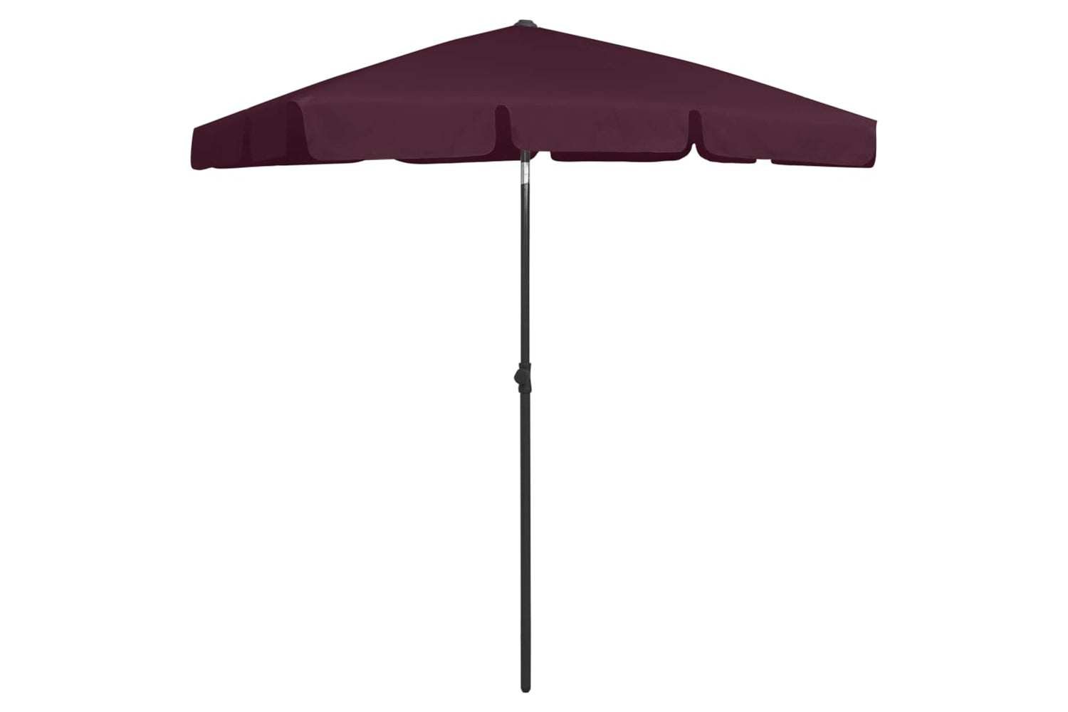 vidaXL 314723 Beach Umbrella Bordeaux Red 180x120cm-2