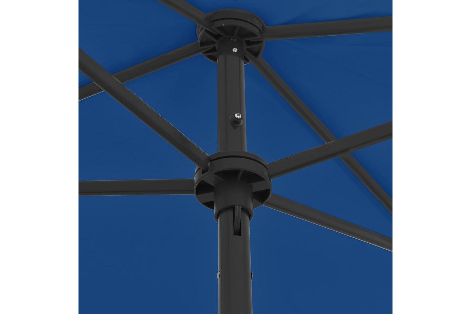 vidaXL 314726 Beach Umbrella Azure Blue 180x120cm-6