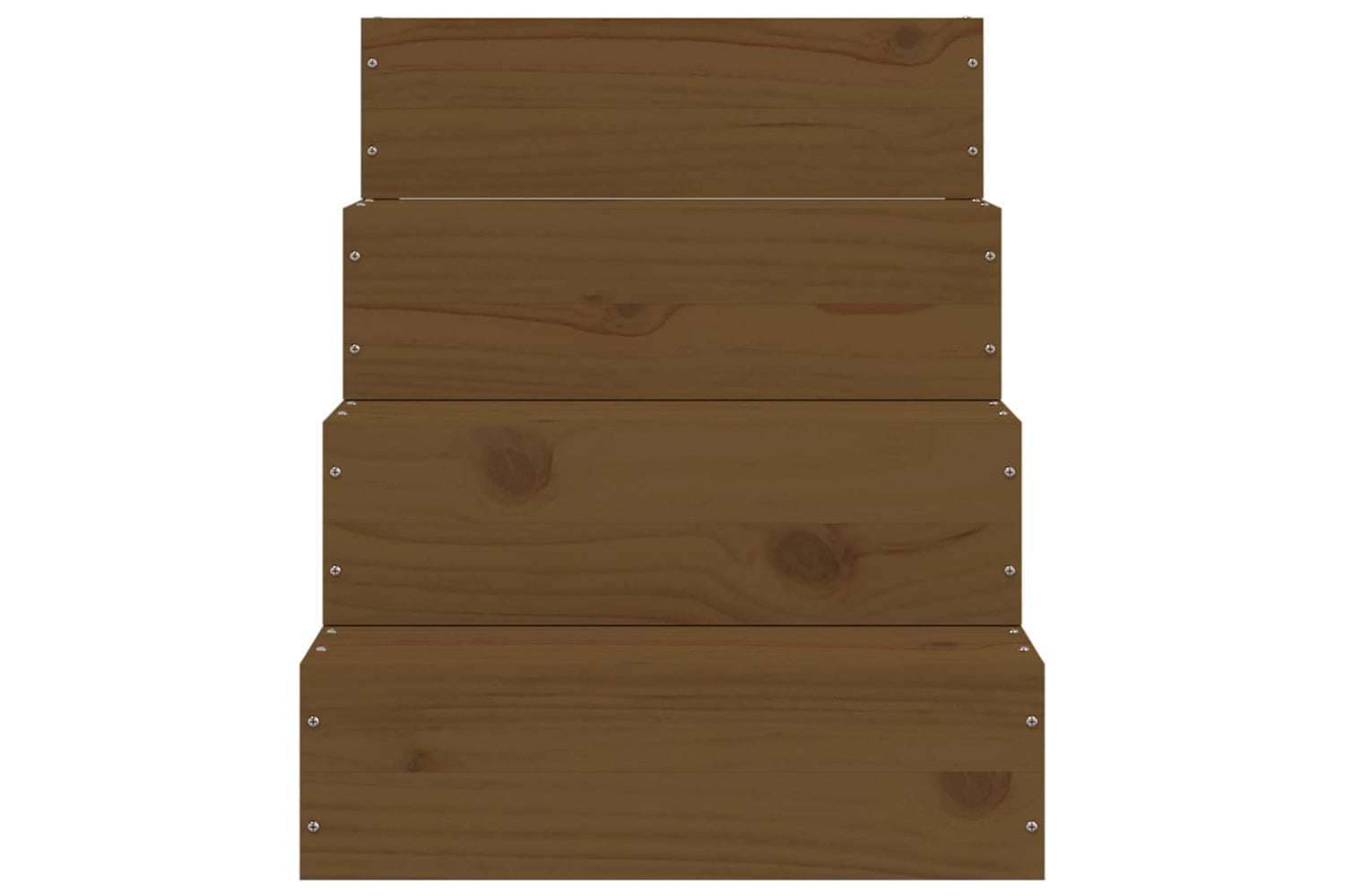 vidaXL 822469 Pet Stair Honey Brown 40x49x47cm Solid Wood Pine-3