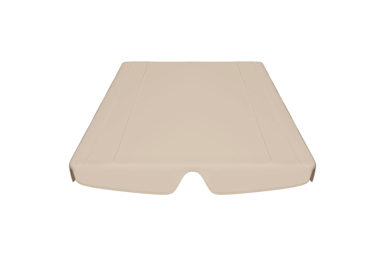Vidaxl Replacement Canopy For Garden Swing Beige 188/168x145/110 Cm-3