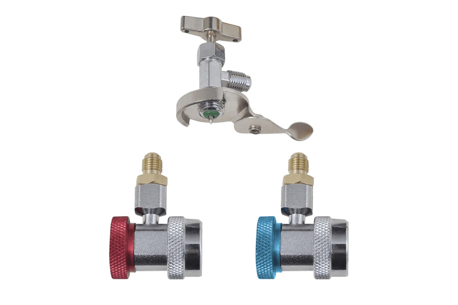 Vidaxl 141656 2-way Manifold Gauge Set In Tool Kit-7