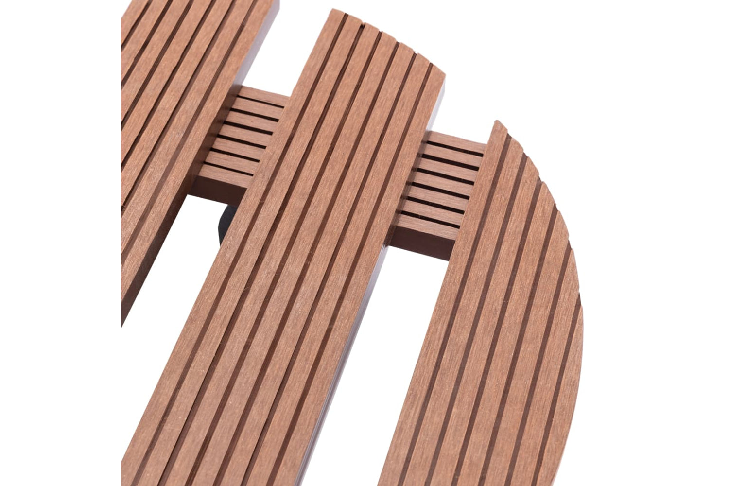 vidaXL 149033 Plant Trolleys 2 Pcs Brown ÃƒÂƒÃ‚Â˜30x7.5cm Wpc-4
