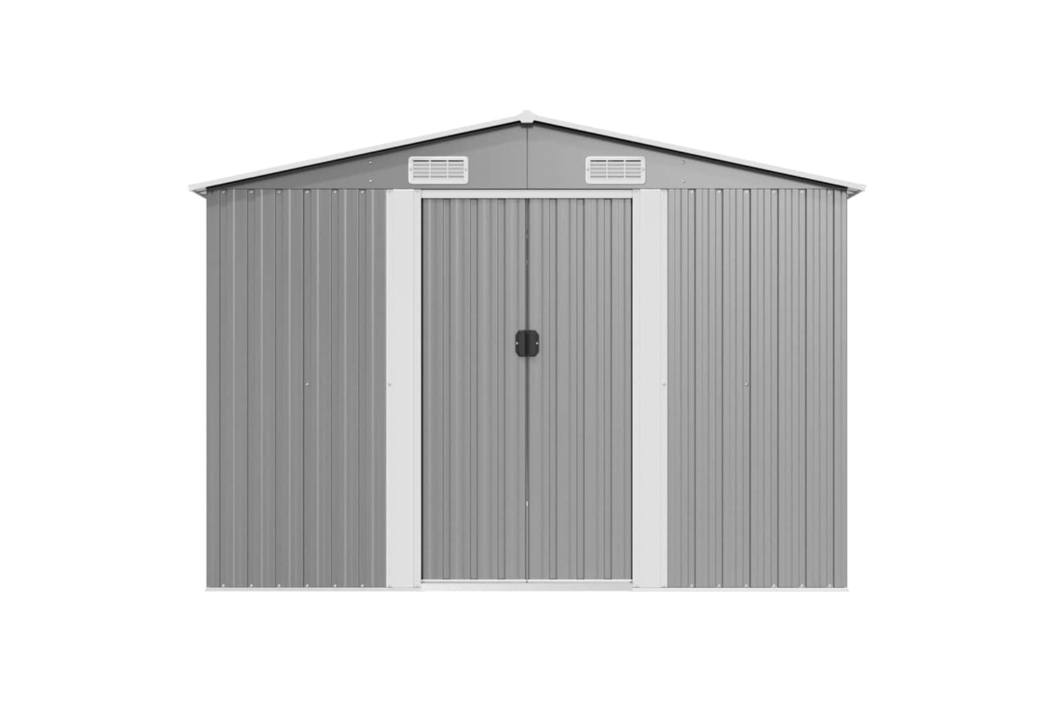 Vidaxl 143353 Garden Shed 257x580x181 Cm Metal Grey-5