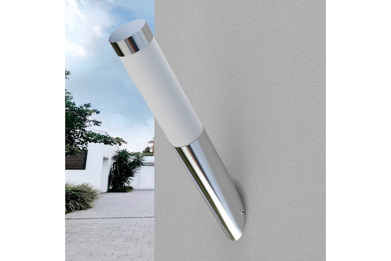 Vidaxl Outdoor Wall Lights 2 Pcs Stainless Steel-3