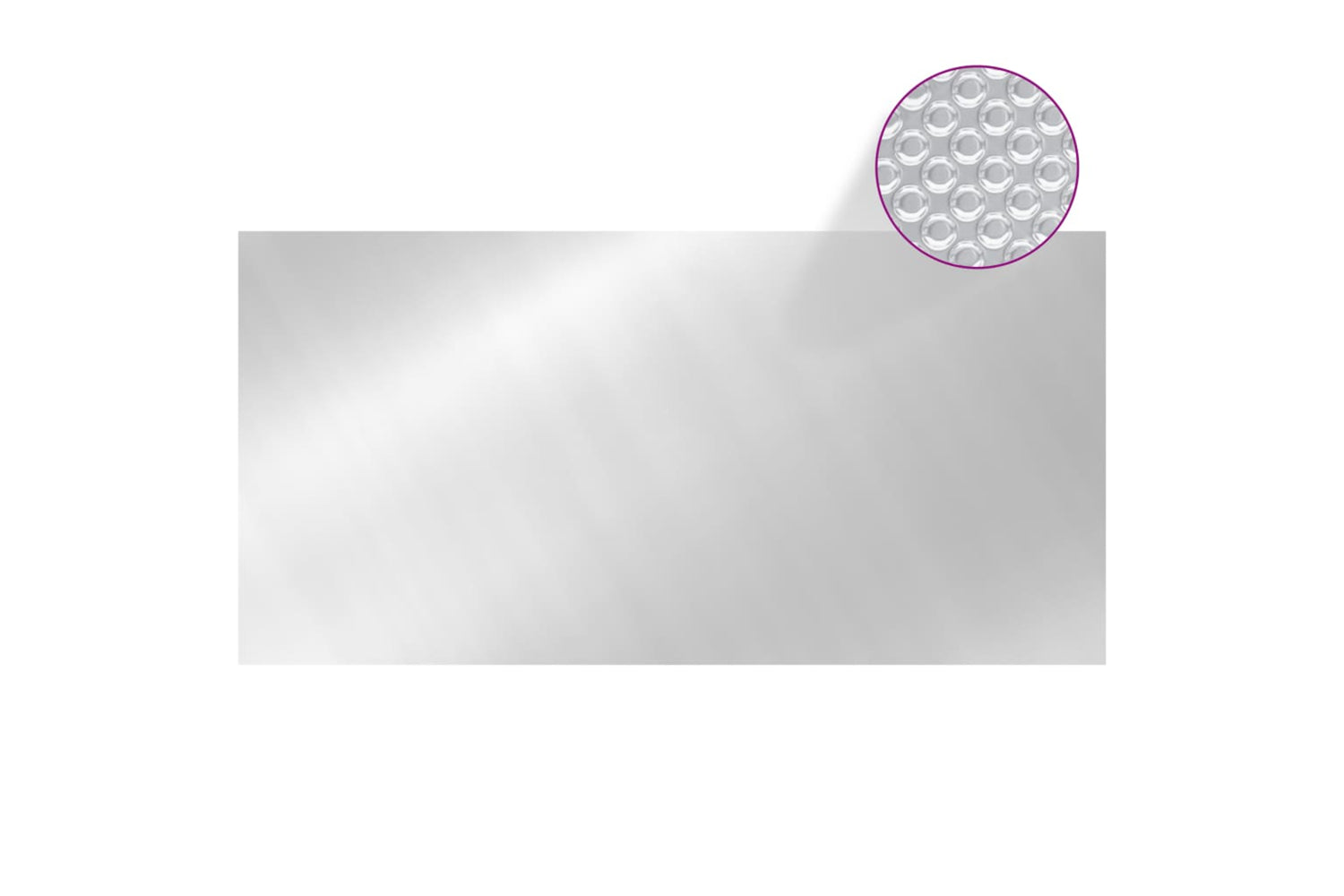vidaXL 93096 Pool Cover Silver 732x366cm Pe-2