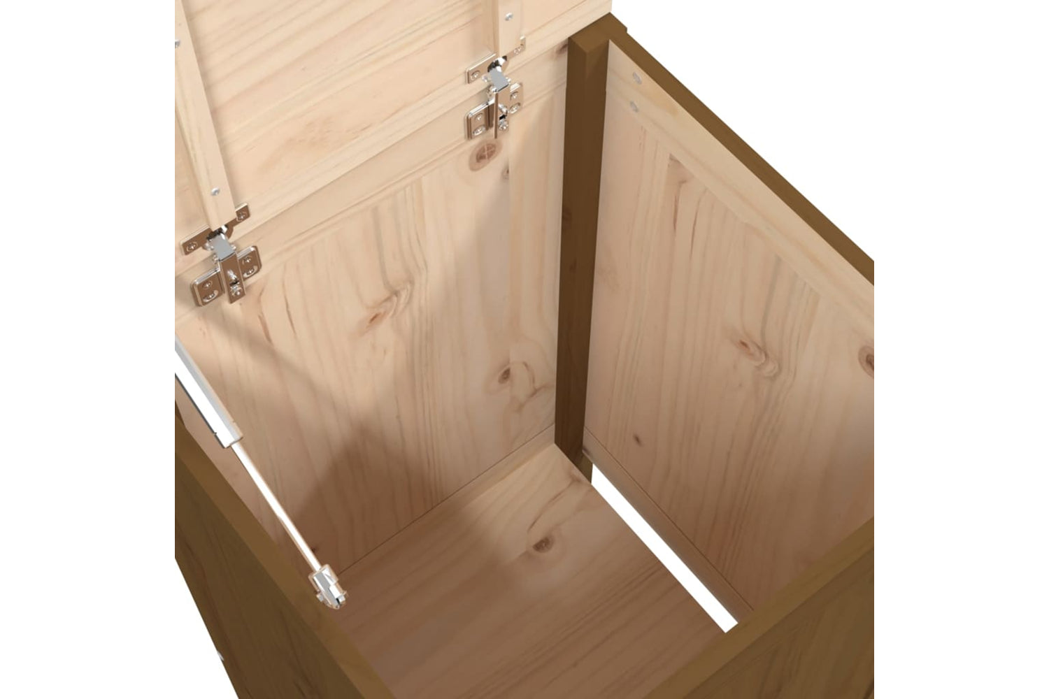 vidaXL 823577 Laundry Box Honey Brown 44x44x76cm Solid Wood Pine-7