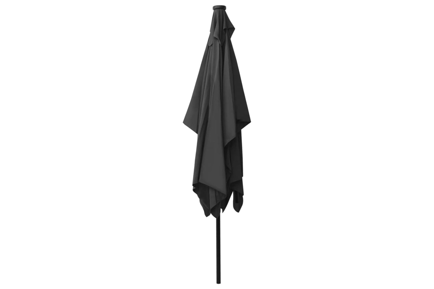 Vidaxl 313788 Parasol With Leds And Steel Pole Anthracite 2x3 M-6