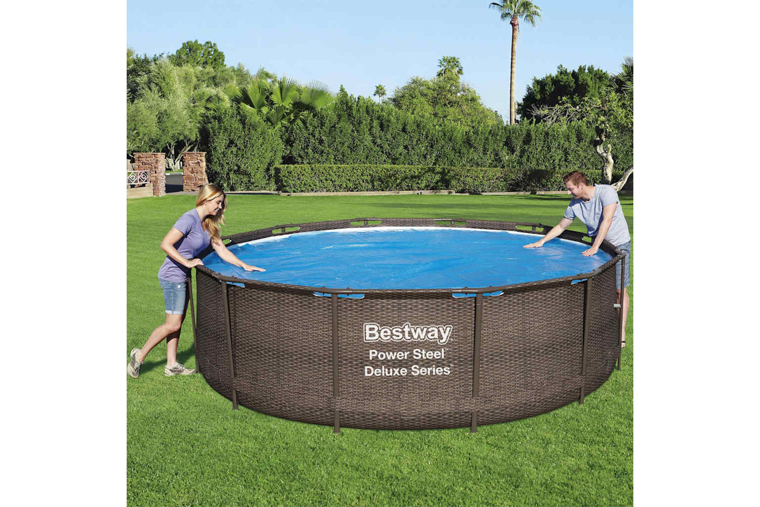 Bestway 92088 Solar Pool Cover Flowclear 356 Cm-2